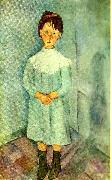Amedeo Modigliani flicka i blatt Germany oil painting artist